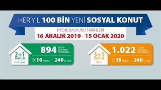 TOKİ 100 BİN SOSYAL KONUT