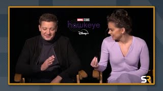 Jeremy Renner \u0026 Hailee Steinfeld Interview: Hawkeye