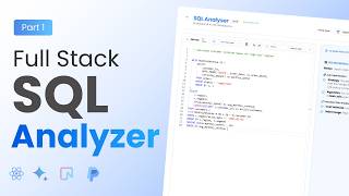 Full Stack SQL Query Analyzer Saas Project Using BoltStack, Next Js, React, Typescript | Part 1