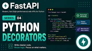 FastAPI Tutorial for Beginners #4 | Python Function Decorators Explained Clearly