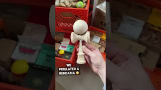 PIXELATED KENDAMA 😳🤝 #shorts #pixel