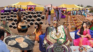 Unique & Biggest traditional marriage ceremony in Desert Punjab | Cooking food for 5000 people