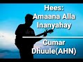 Hees |Amaana Alla Inanyahay | Cumar Dhuule | Lyrics