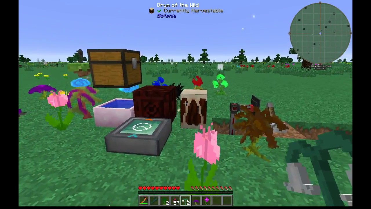 Minecraft Automation Botania Mystical Flower Petals Youtube