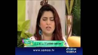 Babar khan at SAMA TV with Maya khan