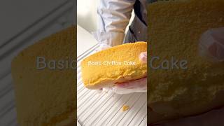 Basic Chiffon Cake #chiffoncake #softcake #fluffycake #recipe #shorts