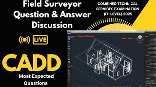 TNPSC CTS exam 2024/ Auto CADD Question and answer / CADD ITI standard questions/ITI surveyor 2024