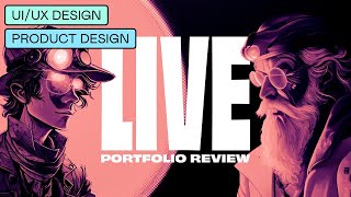 Pro Graphic Designer Reviews Portfolio #13 - Live Portfolio Review - UI/UX Design, Product Design