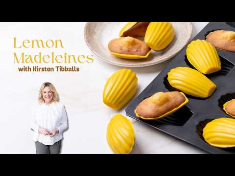 Recipe for Meyer lemon madeleines