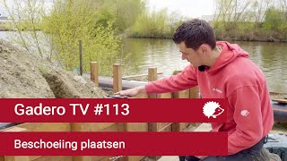 #113 Beschoeiing plaatsen