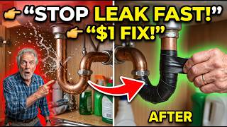 Found a Leak? Stop Calling a Plumber! This $2 Hack Seals ANY Leak in Minutes