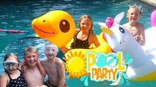 Summer Fun in the Swimming Pool -  Vlog #240