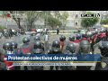 feministas causan destrozos durante manifestación en la cdmx