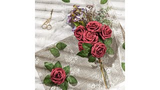 PartyWoo Artificial Rose Flowers for Valentines Day Decor, Romantic wedding | PartyWoo Party ideas