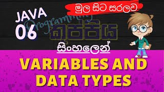 Variables and Data Types| Java Sinhala Tutorial | Part 06
