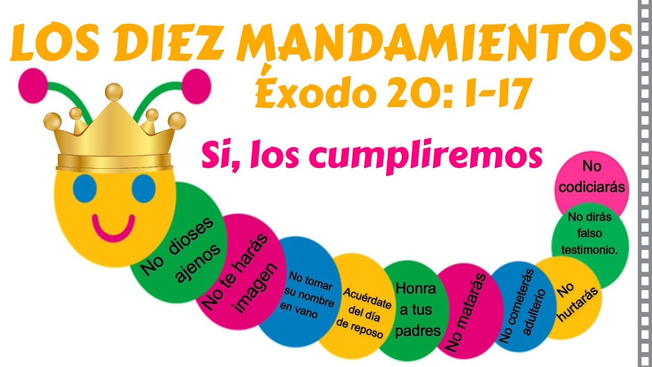 LOS 10 MANDAMIENTOS- MANUALIDAD - YouTube