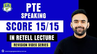 PTE Speaking Retell Lecture Template, Tips, Tricks \u0026 Strategies | Revision Series | Language Academy