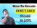 🔥 How to Create Immutable Class in Java (HINDI) | Java interview Questions and Answers | CodeMyth