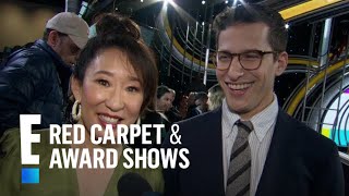 Sandra Oh & Andy Samberg Half Ready for the Golden Globes | E! Red Carpet & Award Shows