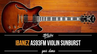 Ibanez AF93FM Violin Sunburst - Gear Demo