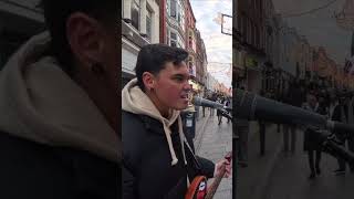 RIPTIDE - A BUSKING USUAL!!! #riptide #busking #dublin #guitar #singing #shorts