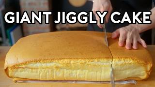 Giant Jiggly Castella Cake | Anything with Alvin