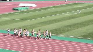 2015年熊本県高校新人戦　男子1500m決勝