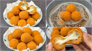 আলু দিয়ে ইফতারের জন্য মুচমুচে চিজ বল | Potato Cheese Ball | Ramadan Special Recipe | Potato Snacks