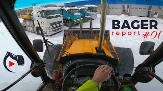 Bagrovanie v zime | KANALIZÁCIA | JCB 4CX \u0026 8085 | POV digger driving