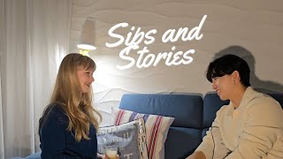 (Eng sub) Sips and Stories | 폴란드 여자친구가 한국인 남자친구에게 궁금한 점 Pt. 1