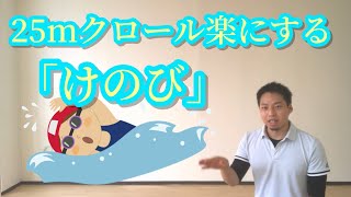 【水泳】基本的な「けのび」のやり方