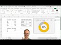 innovate on how to create a donut chart with automatic colors in excel