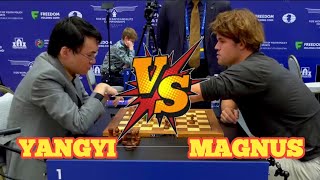 Magnus Carlsen vs Yu Yangyi || FIDE Rapid Chess World Championship 2023