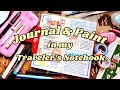 Journal With Me [48 mins] - Real Time Journaling - Fountain Pen & Paint in my Traveler’s Notebook ✨