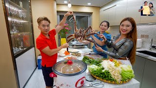 Bữa cơm ấm áp tình cảm toàn món ngon tạm biệt Cẩm Tiên TV và Cameraman lên đường sang Thuỵ Điển
