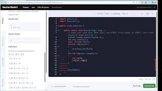 From Zero Again | Day 84 | Solving HackerRank Java Data Structures & Exception Handling