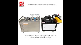 TEREK Portable Pressure Safety Valve Test Bench | For Hydraulic and Nitrogen Testing