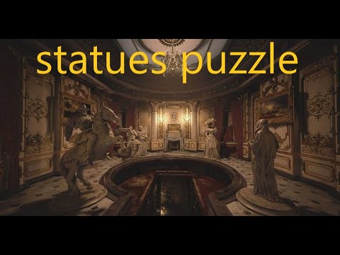Resident Evil 8 village  : Головоломку со статуями решить. Statues puzzle.