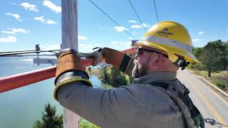 A Day in the Life of a Versant Power Line Worker