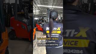 โฟล์คลิฟท์ไฟฟ้าลิเทียม G2 Series ล้อคู่ 3 ตัน ยกสูง 7 เมตร  #forklift #multix #รถโฟล์คลิฟท์