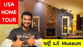 USA My Home Tour Part 1 | My home is my museum | US Telugu Vlogs |Ravi Telugu Traveller
