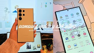 🍐samsung galaxy s24 ultra aesthetic unboxing | AI, genshin, hsr & more✨️
