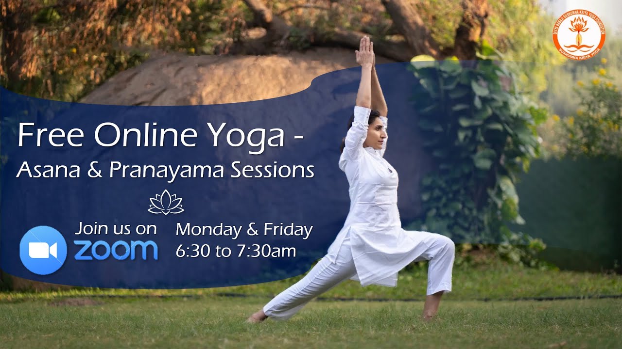 Free Yoga - Asana & Pranayama Classes On Zoom | Work Towards A Healthy ...