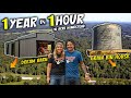 Couple Turns Wooded RAW LAND Into Sustainable Homestead / 1 Year in 1 Hour