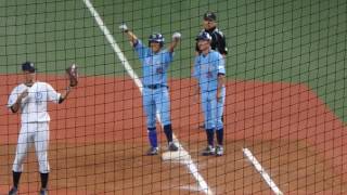 第45回社会人野球 日本選手権 NTT西日本 対 大阪ガス 7回表 大阪ガス 古川選手 同点タイムリー