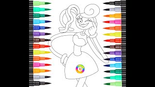 Mommy Long Legs Coloring Pages ( Poppy Playtime ) Music: Elektronomia & RUD - Memory [NCS Release]