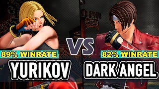 KOF XV ▰ YURIKOV (Blue Mary/Meitenkun/O.Chris) vs DARK ANGEL (Kyo/Kukri/O.Chris)