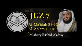 Murottal Juz 7 Syaikh Mishary Rashid Alafasy arab, latin, & terjemah