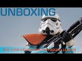 Unboxing Hot Toys Stormtrooper Squad Leader Sixth Scale Figure from The Mandalorian