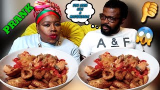 I DID MY MAKEUP HORRIBLY TO SEE HOW MY HUSBAND WOULD REACT|FRIED PLANTAIN AND VE
